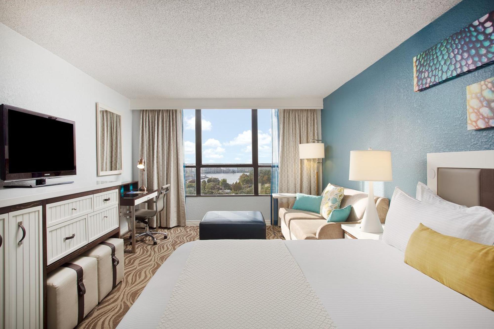 Quarto King com Vista da Disney